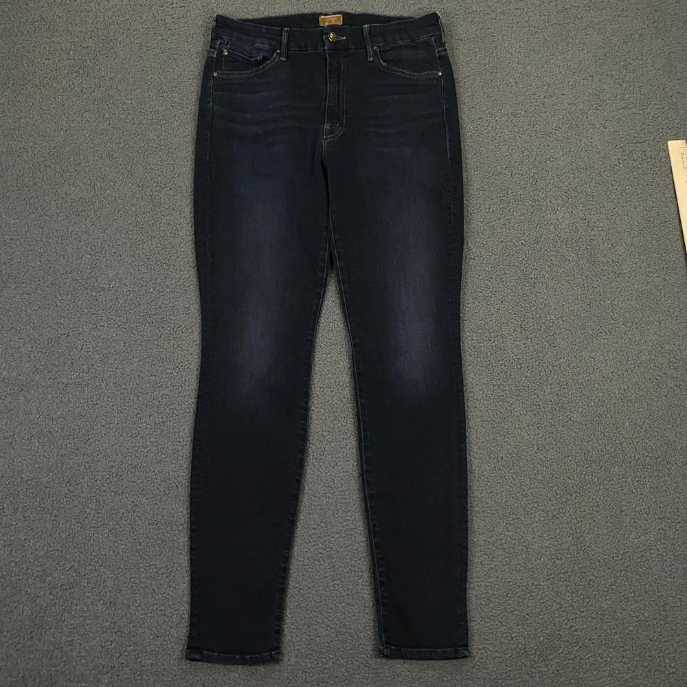 Mother High Waisted Looker Jeans size 30 Coffe Tea or Me? Stretch Denim Skinny